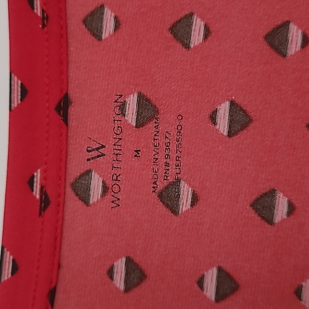 Red Polka Dot Women's Top - Picture 2 of 4